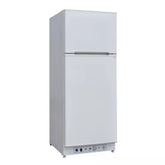 SMAD Nevera de Absorción 390L 2 Vías – Refrigerador para Propano y 220V Fuera de Red para RV / Camper / Cabaña con Congelador